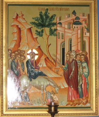 Icon of The Entry Into Jerusalem